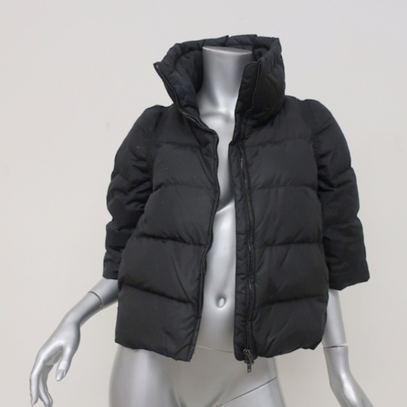 Miu Miu Jackets & Blazers - Miu Miu Down Puffer Jacket Black Cropped